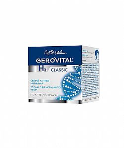 Gerovital H3 Classic Θρεπτική Αντιρυτιδική Κρέμα Νυκτός, 50 ml