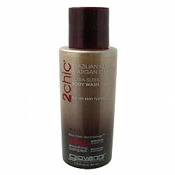 Giovanni 2 Chic Brazilian Keratin & Argan Oil Ultra-Sleek Body Wash, 45 ml - (Μαροκινό Αργκάν και Φυτο-κερατίνη - Travel Size)