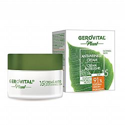 Gerovital Αντιρυτιδική Κρέμα Microbiom Protect SPF 15, 50ml
