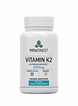 VitaFinest Vitamin K2 as menaquinone-7 200mcg, 90 κάψουλες