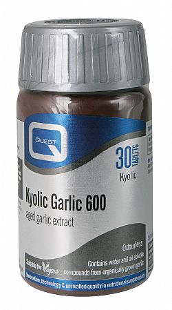 Quest Kyolic Garlic 600 mg, 30 ταμπλέτες