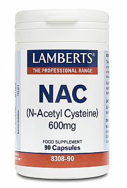 Lamberts NAC N-Acetyl Cysteine 600mg, 90 κάψουλες