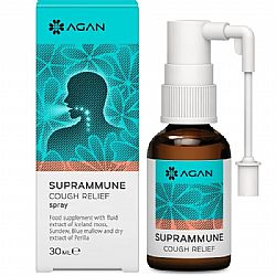 Agan Suprammune Cough Relief, spray 30 ml - (Σπρέυ για τον Ξηρό & Ερεθιστικό Βήχα)